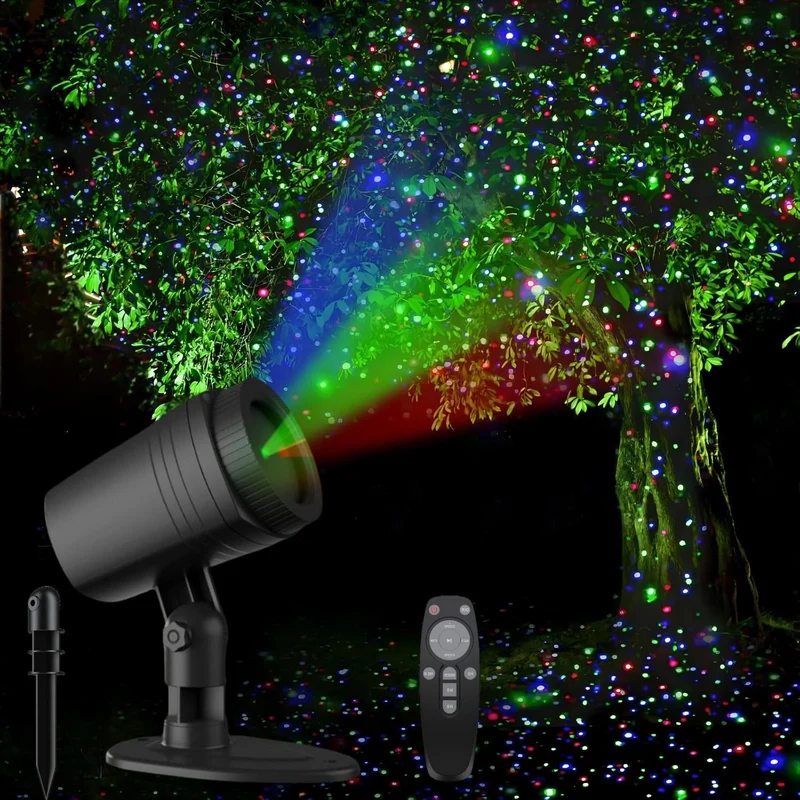 White Waterproof Laser Projection Light