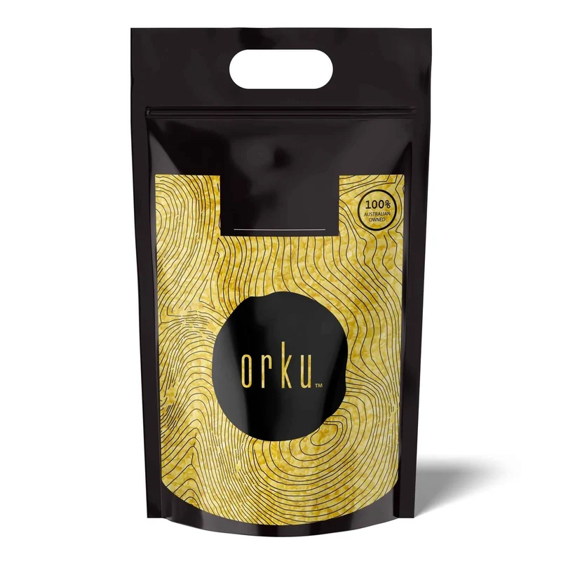 Orku 20Kg Organic Beeswax Pellets Yellow