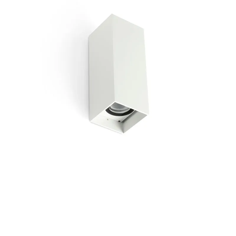 Aplique de exterior Faro Kov 21cm 2 luces LED blanco 3000K IP65 30° 34°/14° cuadrado 71793-136