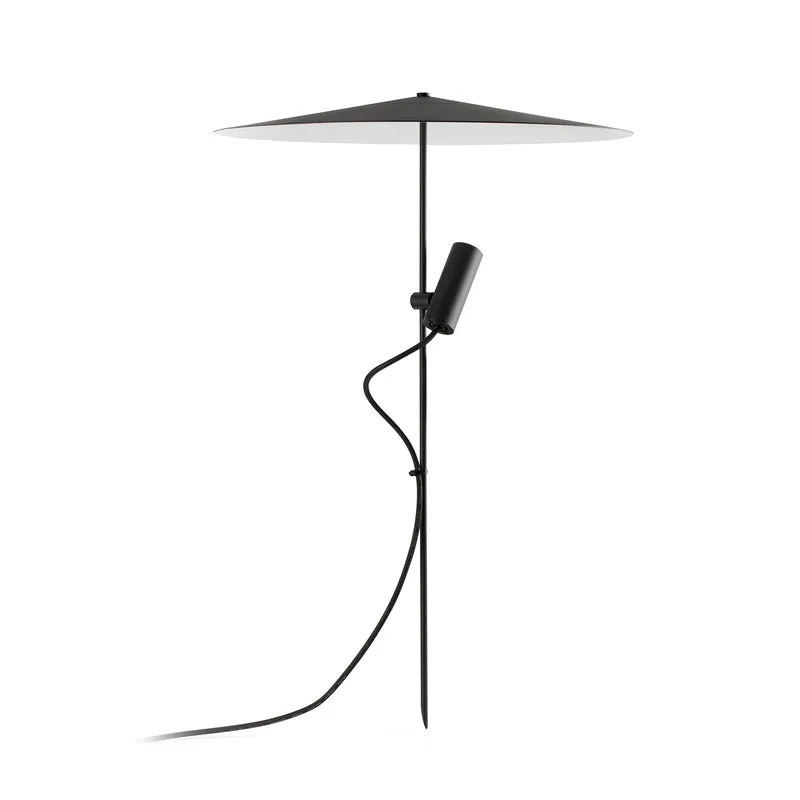 Proyector de exterior Faro Clap LED blanco y negro 3000K IP65 6W fijación árbol 75708-233PDR