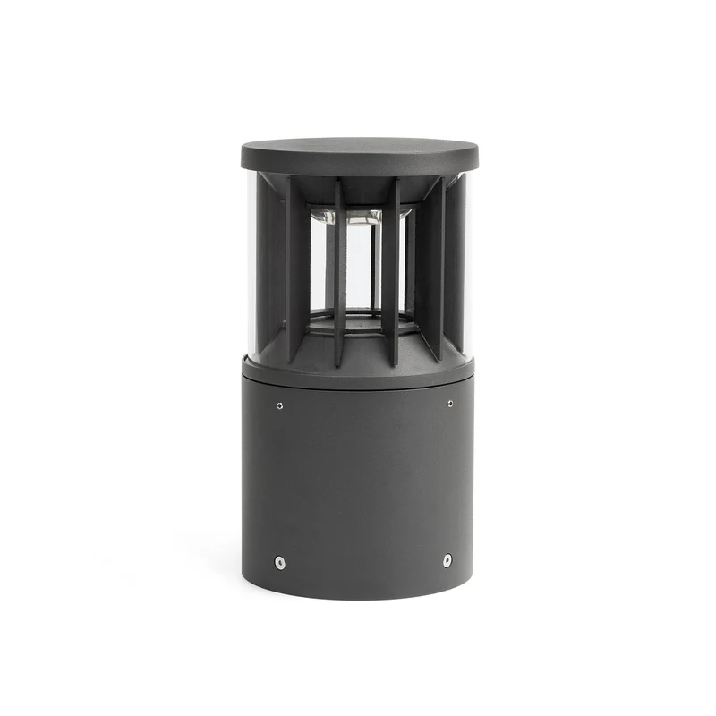 Sobremuro de exterior Faro Screen 25cm LED gris oscuro 2700K IP65 360° 751000