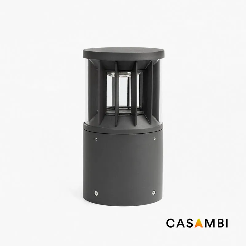 Sobremuro de exterior Faro Screen 25cm LED gris oscuro 3000K IP65 CASAMBI regulable 751012C