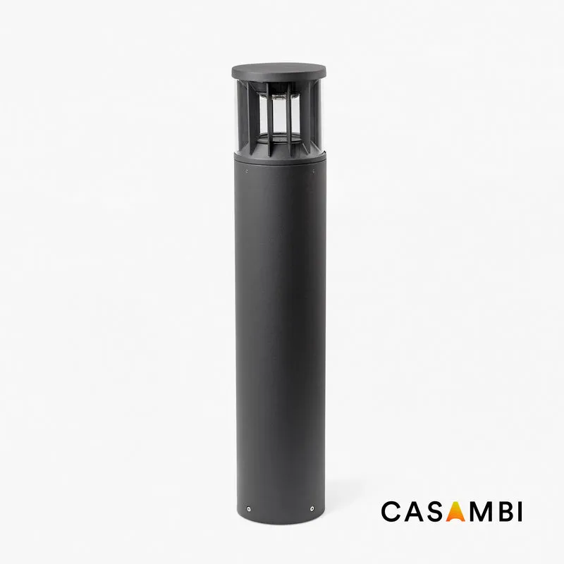Baliza de exterior Faro Screen 80cm LED gris oscuro 2700K IP65 CASAMBI regulable wide 751101C