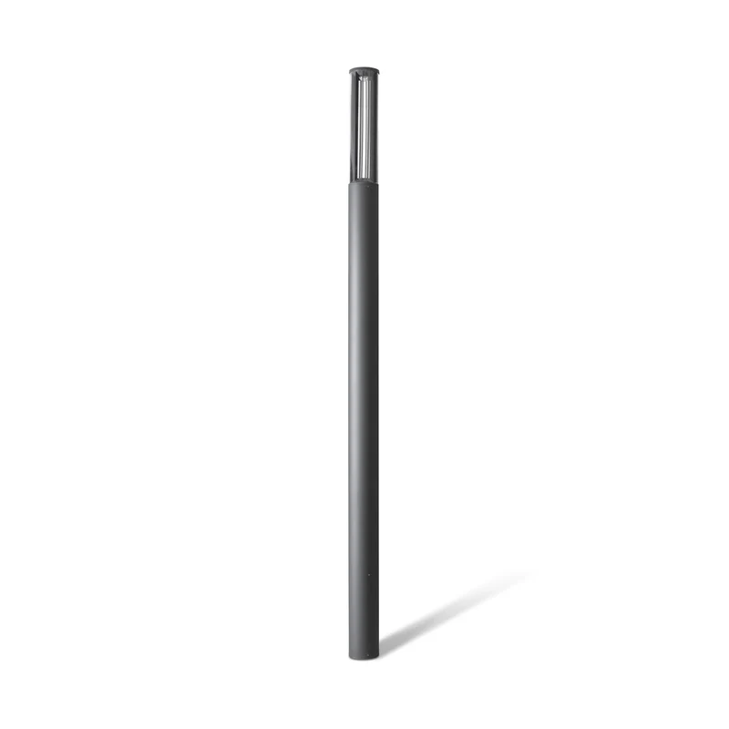 Farola de exterior Faro Screen 310cm LED gris oscuro 4000K IP65 180° DALI regulable 751222D