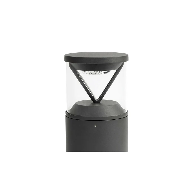 Sobremuro de exterior Faro Rush 25cm LED gris oscuro 4000K IP65 CASAMBI regulable wide 750021C