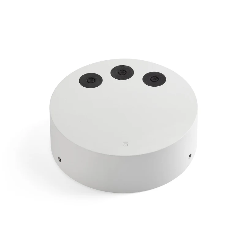 Lámpara de exterior Faro Clap blanco IP65 24V con florón 75713-1