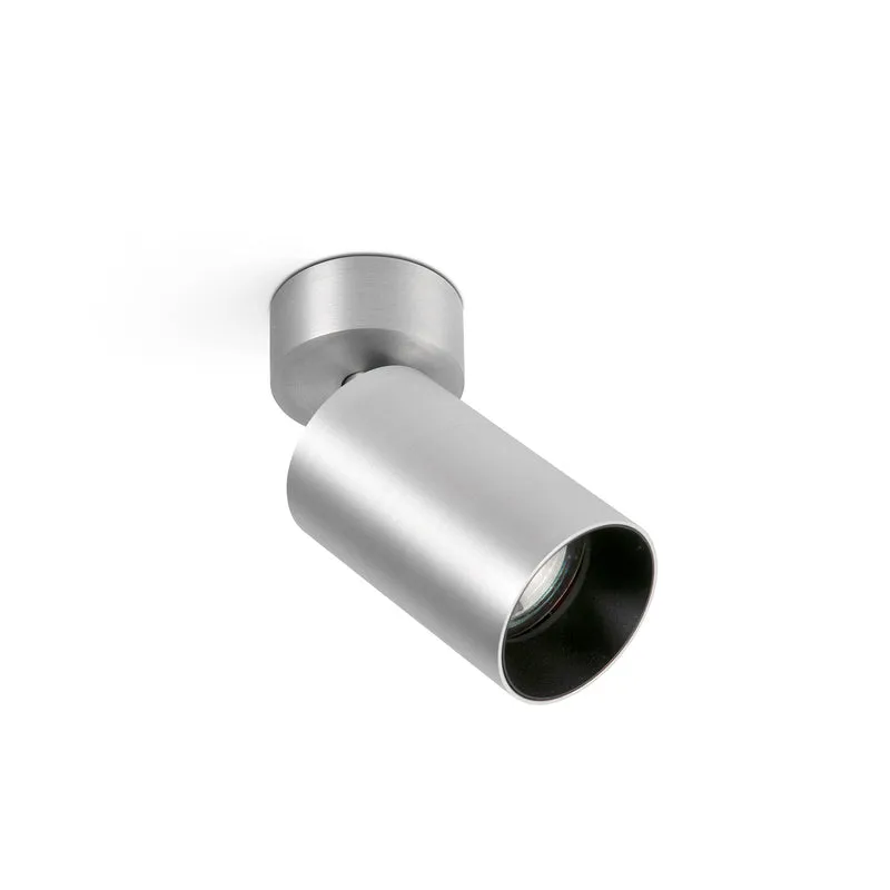 Lámpara de pared aplique Faro Stan GU10 LED aluminio cepillado 43777