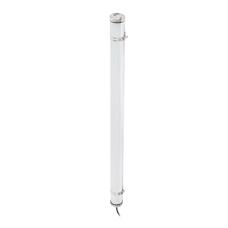 Aplique de exterior Faro Scuba LED cromo 3000K IP65 120° 36W opal 120cm 75751