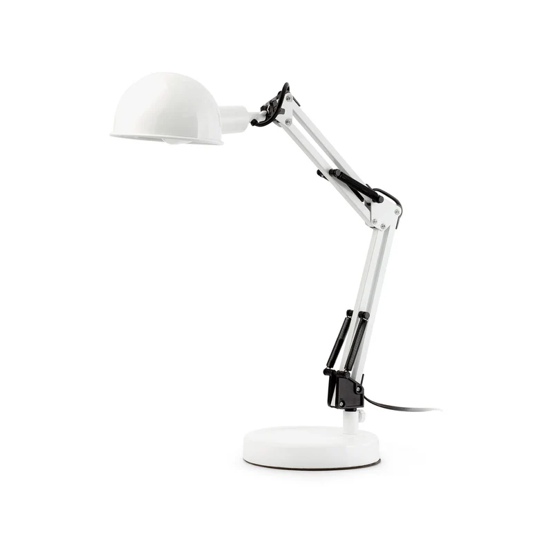 Lámpara de mesa Faro Baobab E14 LED blanco mate 51908