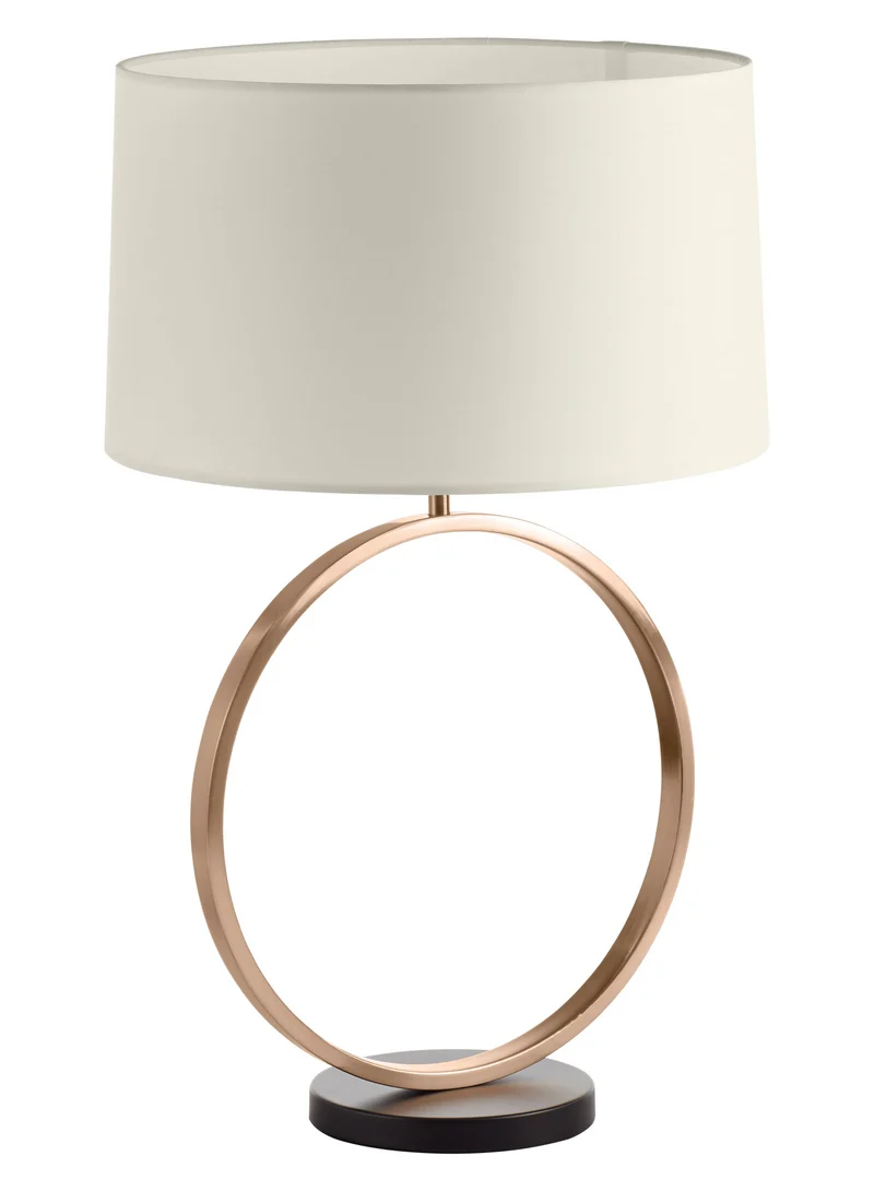 Lámpara de sobremesa MDC Oval dorado negro 589411804
