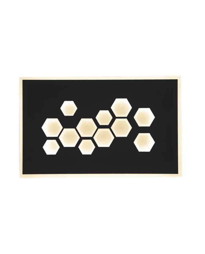 AJP Aplique LED Dembe Negro LED 18w 1900lm 3000k AJP11385