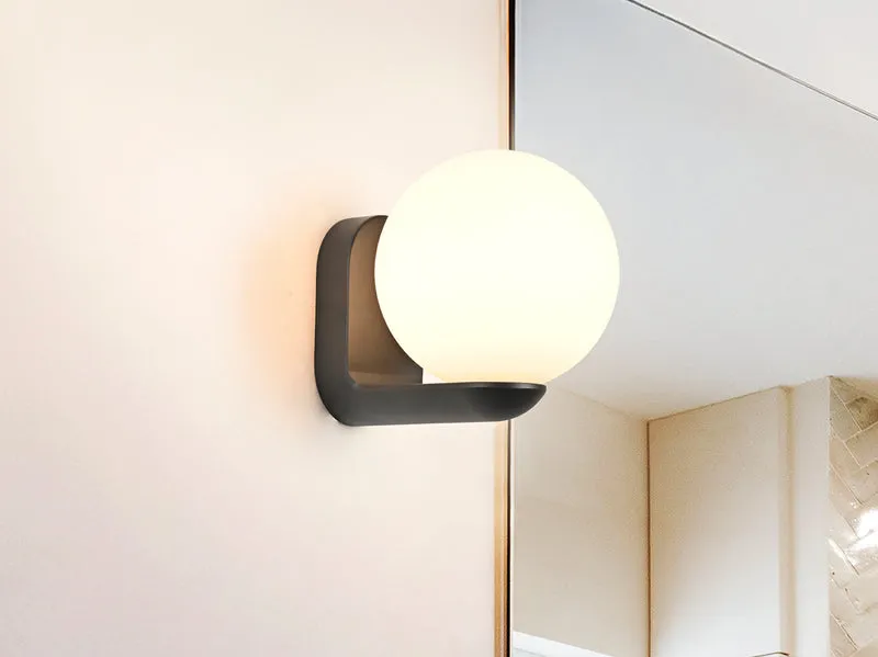 Lámpara aplique de pared Schuller Nea 1 luz Negro 258579