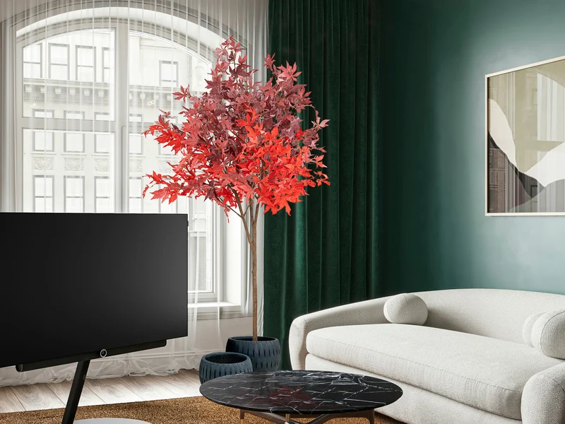 Planta artificial decorativa Schuller Arce Rojo 758109
