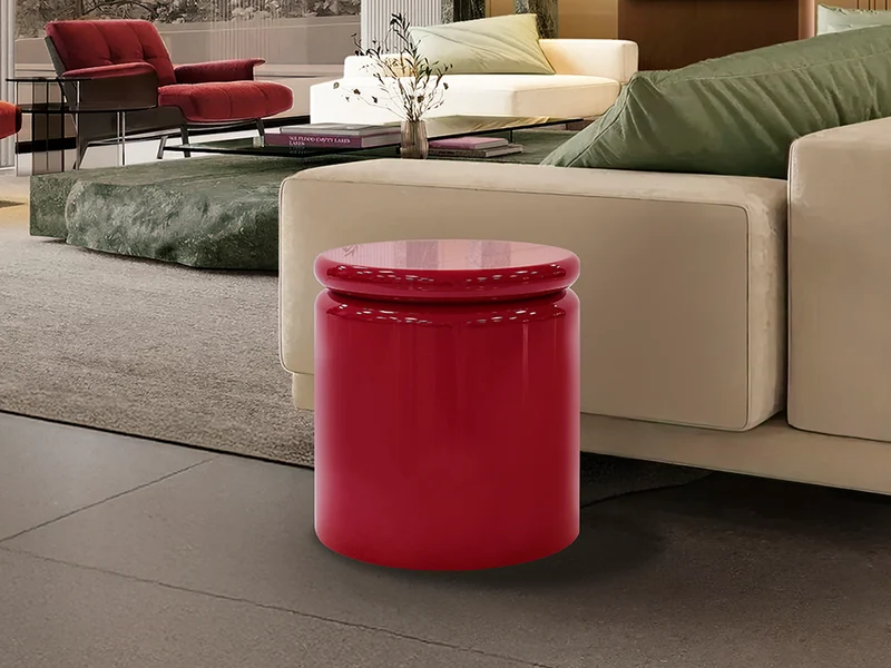 Mesa auxiliar Schuller Nola Rojo 217231