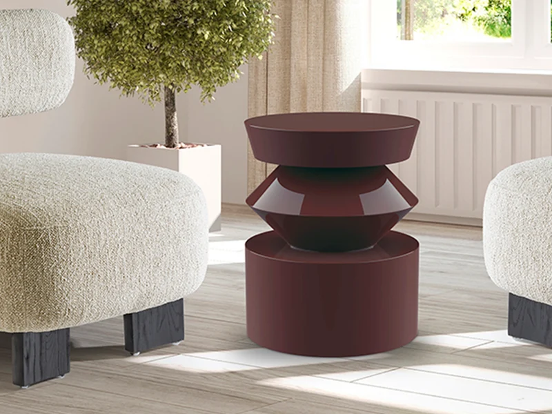 Mesa auxiliar Schuller Clon Rojo oscuro 217194