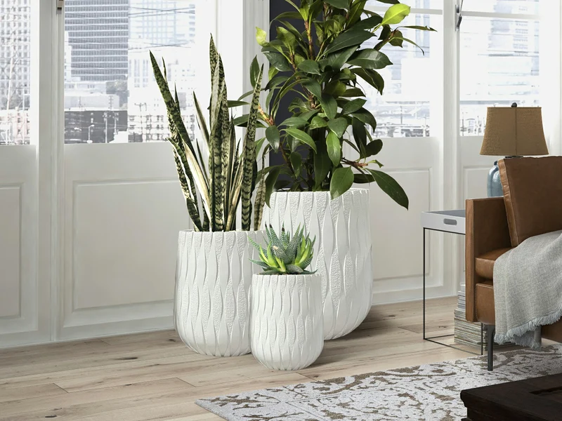 Macetero decorativo Schuller Jazmin Blanco 459624