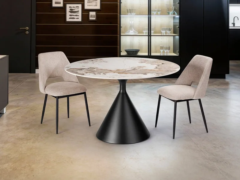 Mesa de comedor Schuller Panda Negro y Pandora 619738