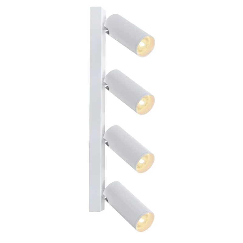 Regleta de focos de superficie pared y techo Mantra Nazaré Mini GU10 4 luces blanco 9180