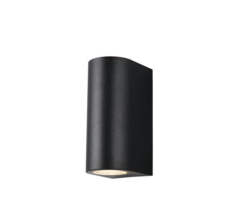 Aplique de exterior Trio Soria LED negro mate 3000K IP44 R