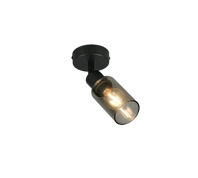 Foco Trio Mars LED negro mate 2700K 8cm R