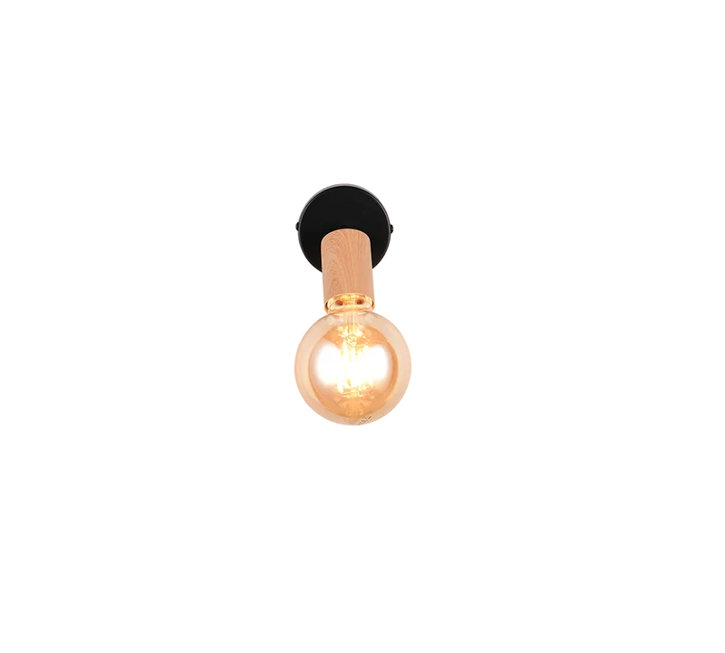 Foco Trio Lamego LED wood imitation 2700K Ø4,2cm R