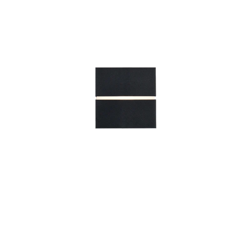 Aplique de exterior Trio Logrono LED negro mate 3000K IP44 R