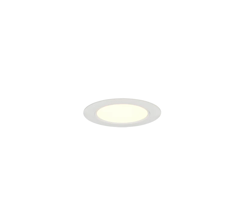 Plafón de baño Trio Virunga LED blanco mate IP44 Ø11cm 6