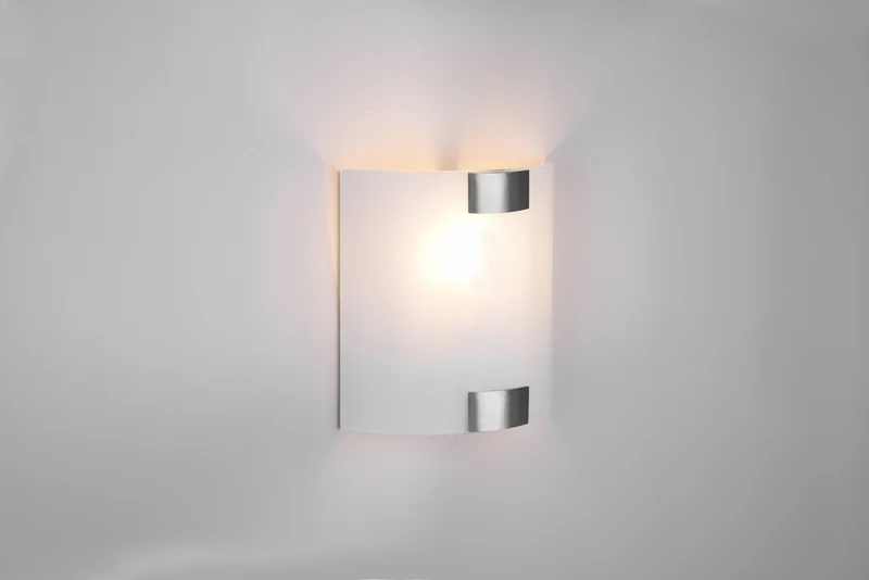 Aplique de pared Trio Pura níquel mate 212700107