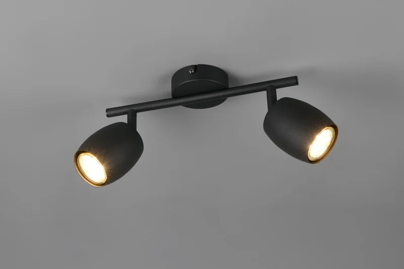 Foco Trio Nancy LED negro mate 3000K Ø7cm R