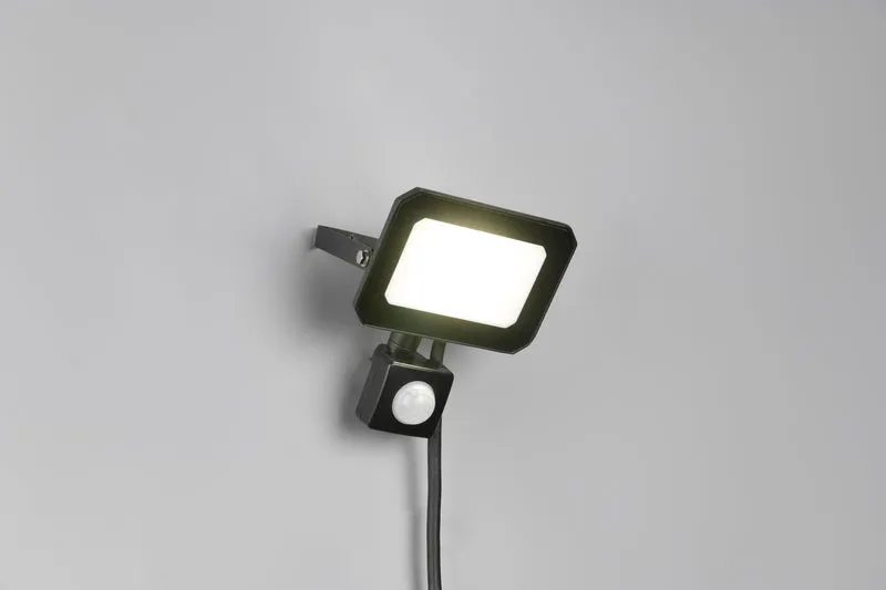 Aplique de exterior Trio Funchal LED negro mate 4000K IP44 R