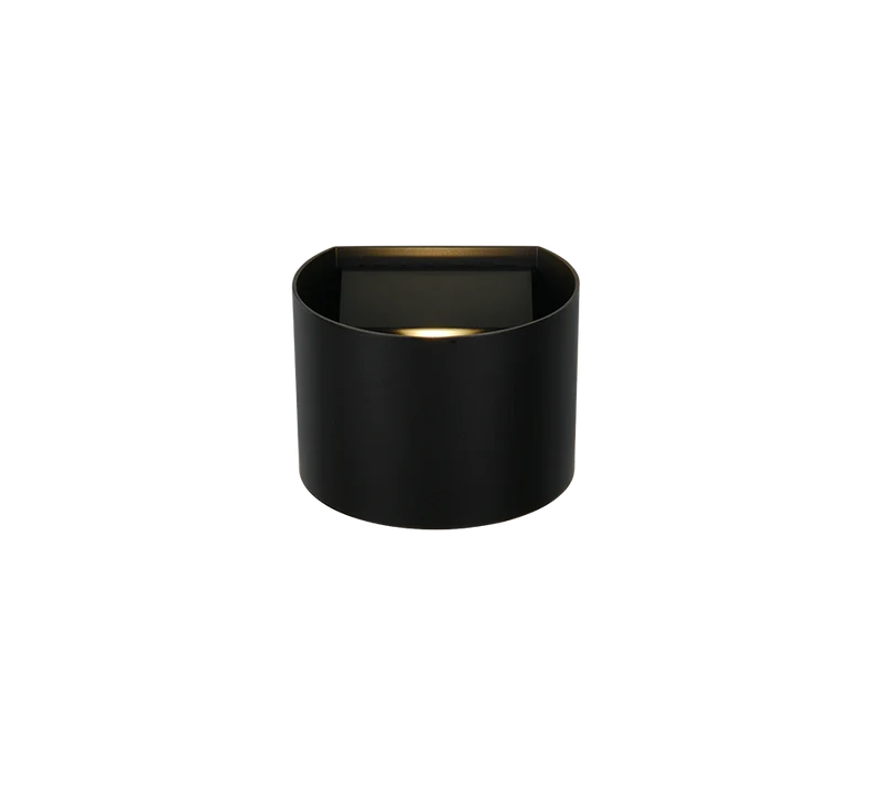 Aplique de exterior Trio Genie LED negro mate 3000K IP44 R