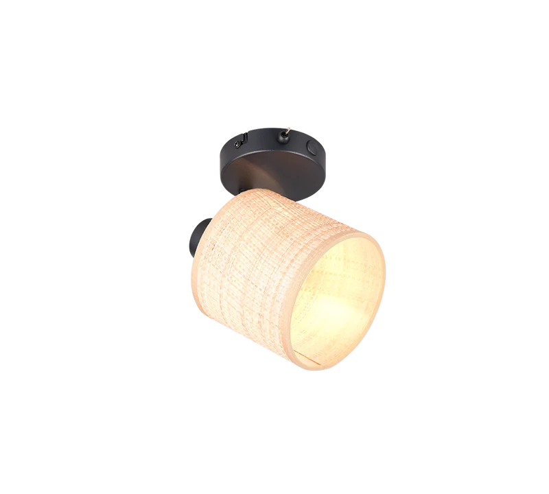 Foco Trio Aimee LED negro mate 2700K 10cm R