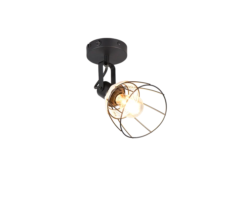 Foco Trio Jerome negro mate 14cm R86231732