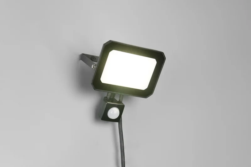 Aplique de exterior Trio Funchal LED negro mate 4000K IP44 R
