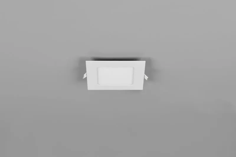 Plafón de techo Trio Kibo LED blanco mate 12cm 6