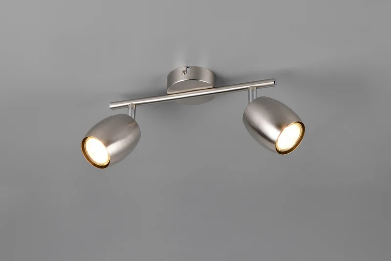 Foco Trio Nancy LED níquel mate 3000K Ø7cm R