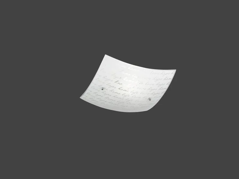 Plafón de techo Trio Signa blanco 30cm 602500101