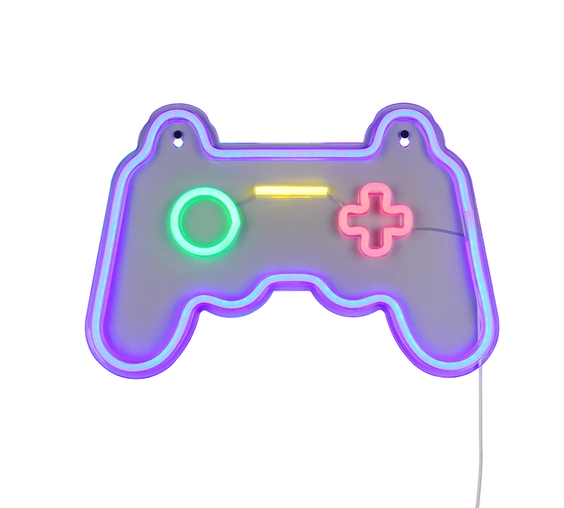 Aplique de pared Trio Gamer LED transparente R