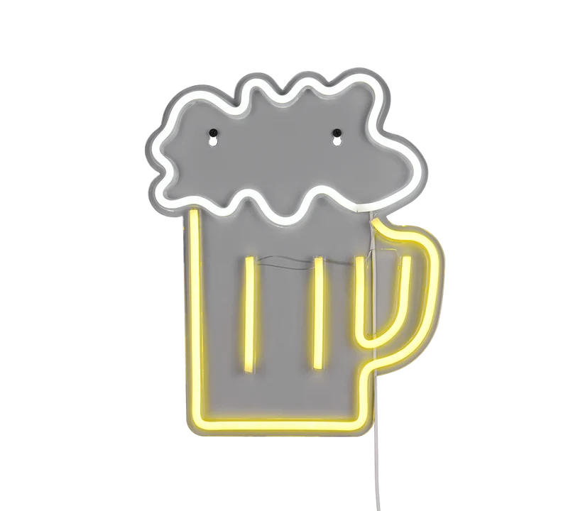 Aplique de pared Trio Beer LED transparente 36cm R