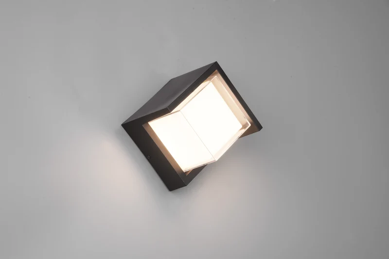 Aplique de exterior Trio Puno LED negro mate 3000K IP54 R