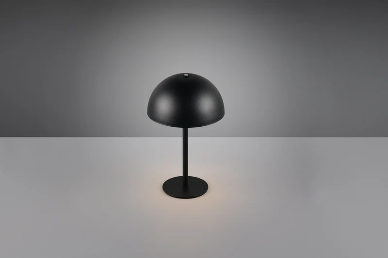 Lámpara de sobremesa Trio Munoz LED negro mate táctil 3000K R