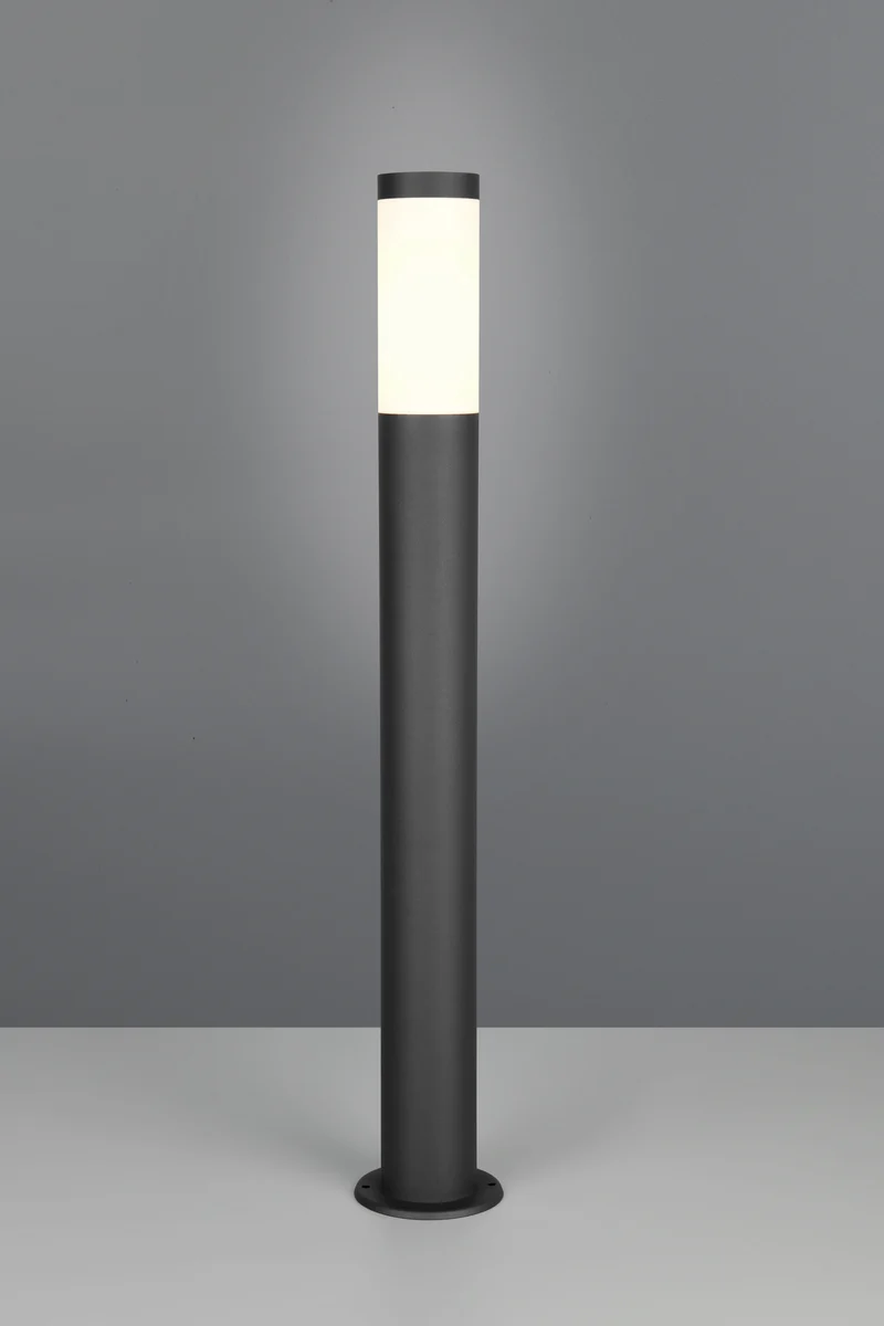 Baliza de exterior Trio Trioto LED negro mate 2700K IP44 80cm 4