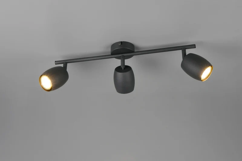 Foco Trio Nancy LED negro mate 3000K Ø7cm R