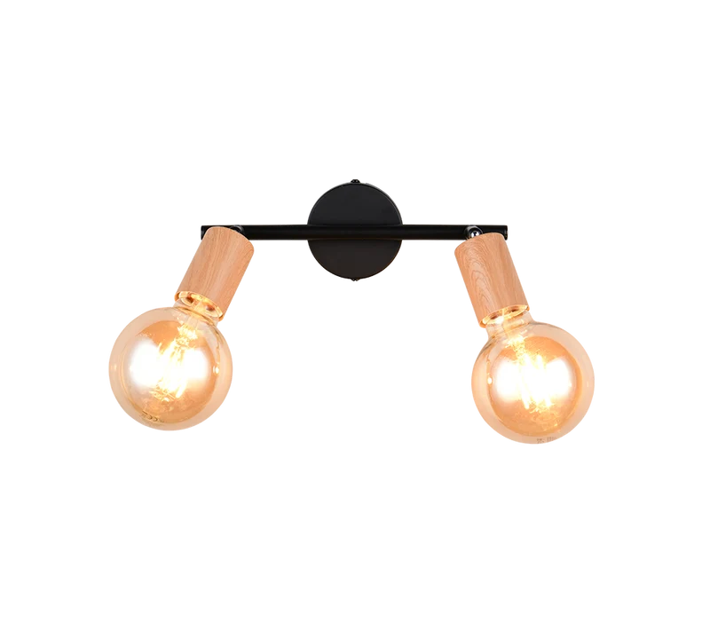 Foco Trio Lamego LED wood imitation 2700K 35cm R