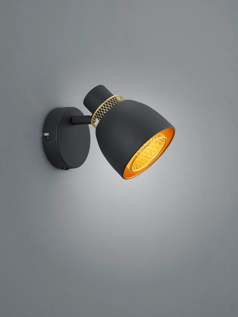Foco Trio Punch negro mate R80811032