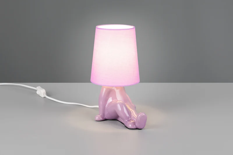 Lámpara de sobremesa Trio Huma LED lilac 2700K R