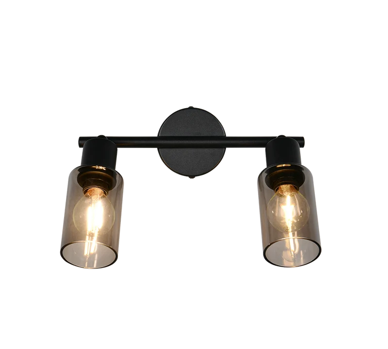 Foco Trio Mars LED negro mate 2700K 25cm R
