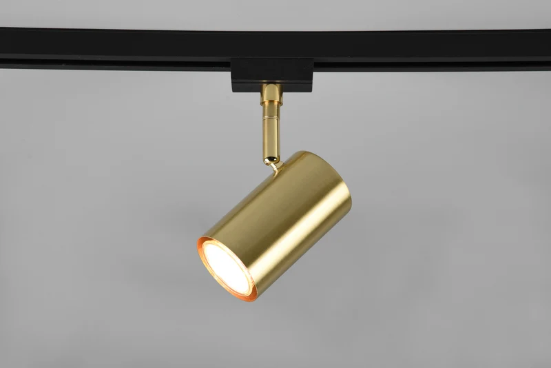 Foco Trio DUOline LED latón mate 3000K 10,2cm