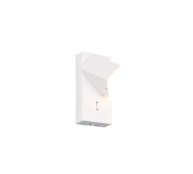 Aplique de pared Trio Raglan LED blanco mate 3000K 2