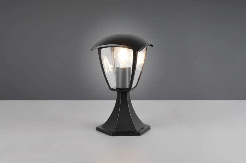 Baliza de exterior Trio Venta negro mate IP44 30cm 563260132